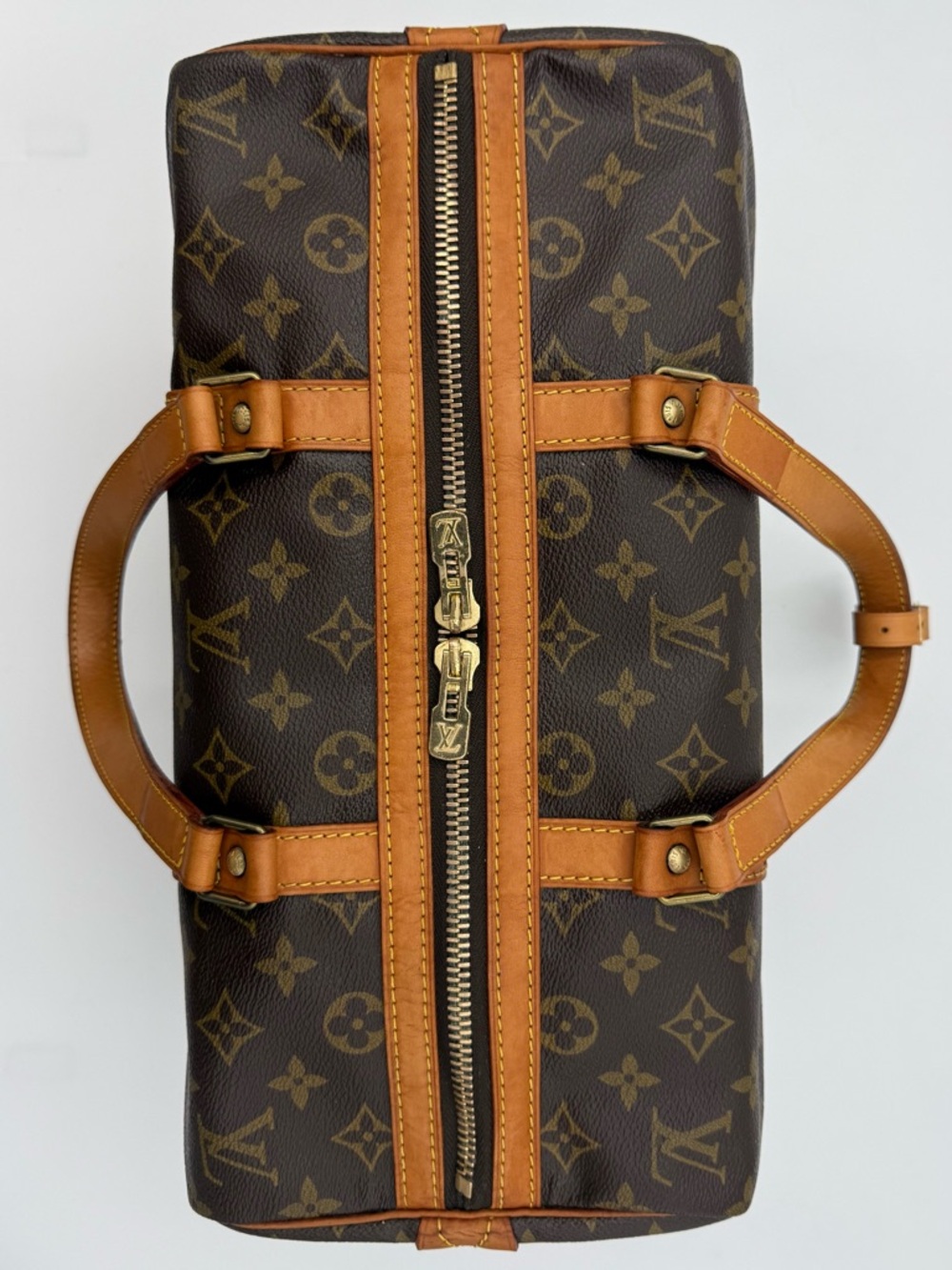 LOUIS VUITTON 1854 PARIS • SAC SOUPLE 35 Bag in Monogram • Made in FRANCE - Picture 8 of 15